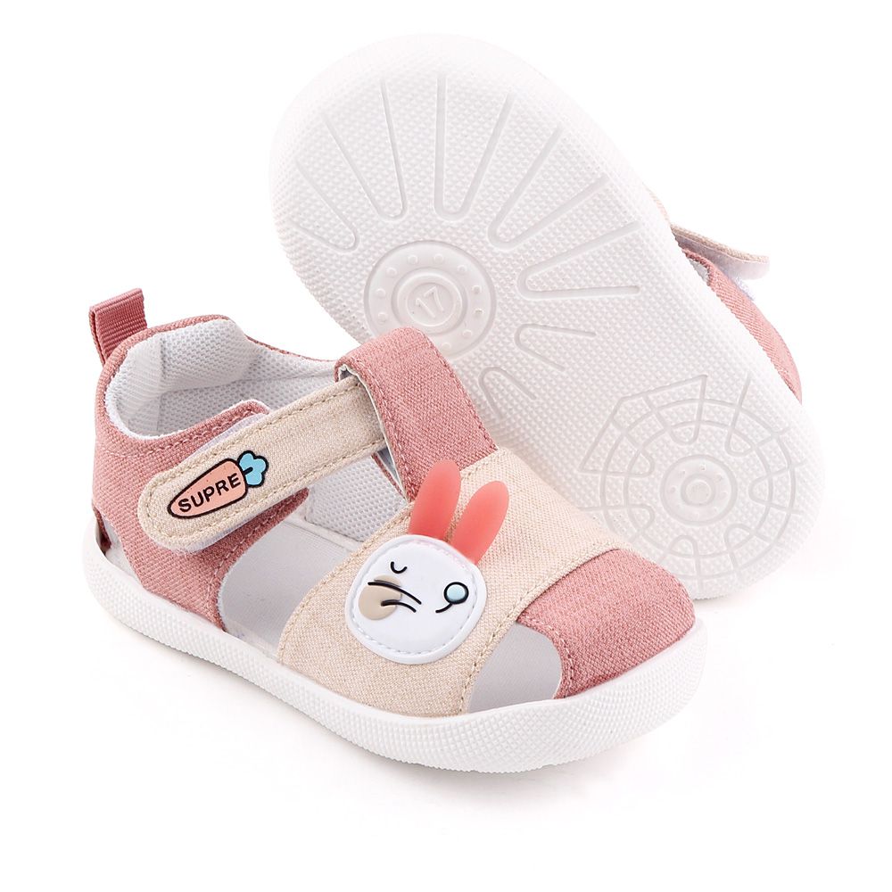 Pink Cartoon Rabbit Summer Baby Sandals 3 - Minitaq baby kids clothes dress