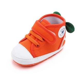 Orange Funky Style Canvas Baby Shoes 3 - Minitaq baby kids clothes dress