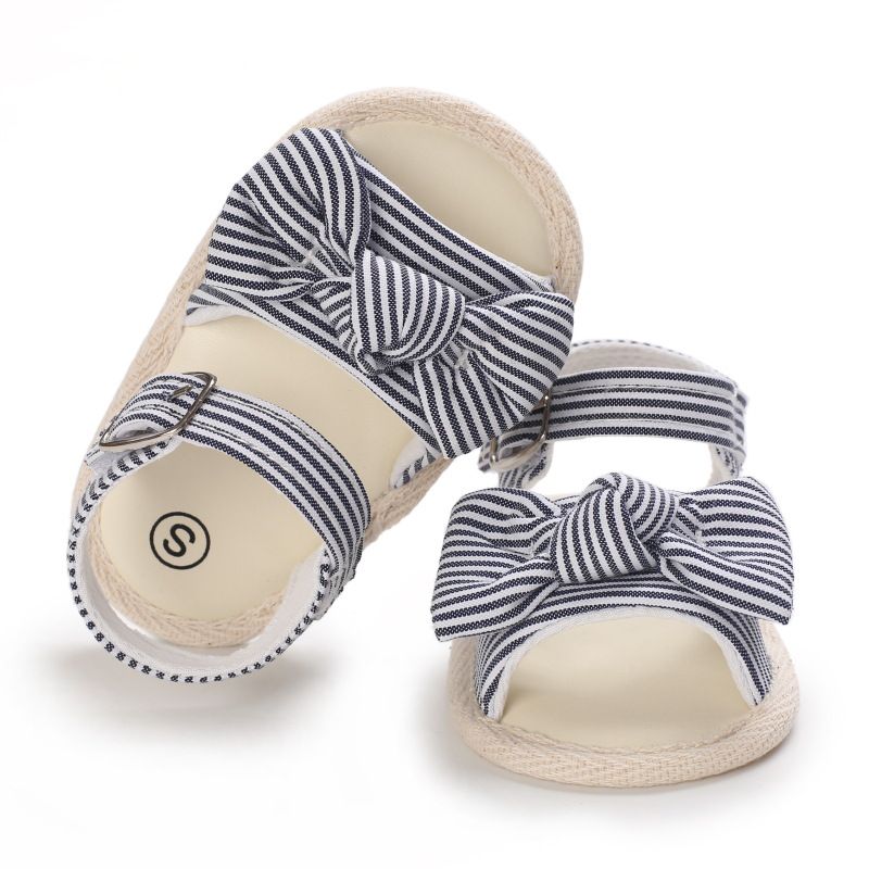 Modern Lines Bow Style Summer Baby Sandals 3 - Minitaq baby kids clothes dress