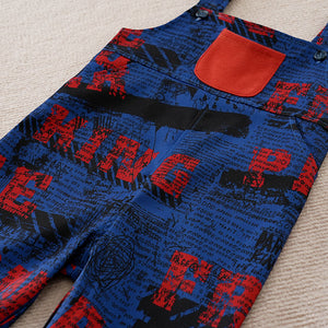 Blue N Red Stylish Kids Dungaree 6 - Minitaq baby kids clothes dress