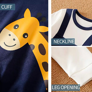 Stylish Happy Giraffe Baby Romper 3 - Minitaq baby kids clothes dress