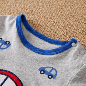 Red Car Cotton Baby Romper 4 - Minitaq baby kids clothes dress