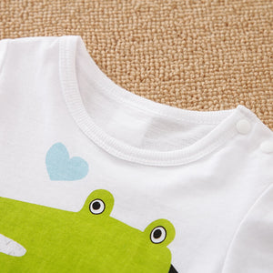 Cute Crocodile Baby Cotton Romper 4 - Minitaq baby kids clothes dress