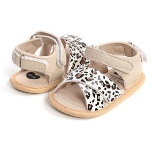 Cheetah Design Summer Baby Sandals 3 - Minitaq baby kids clothes dress