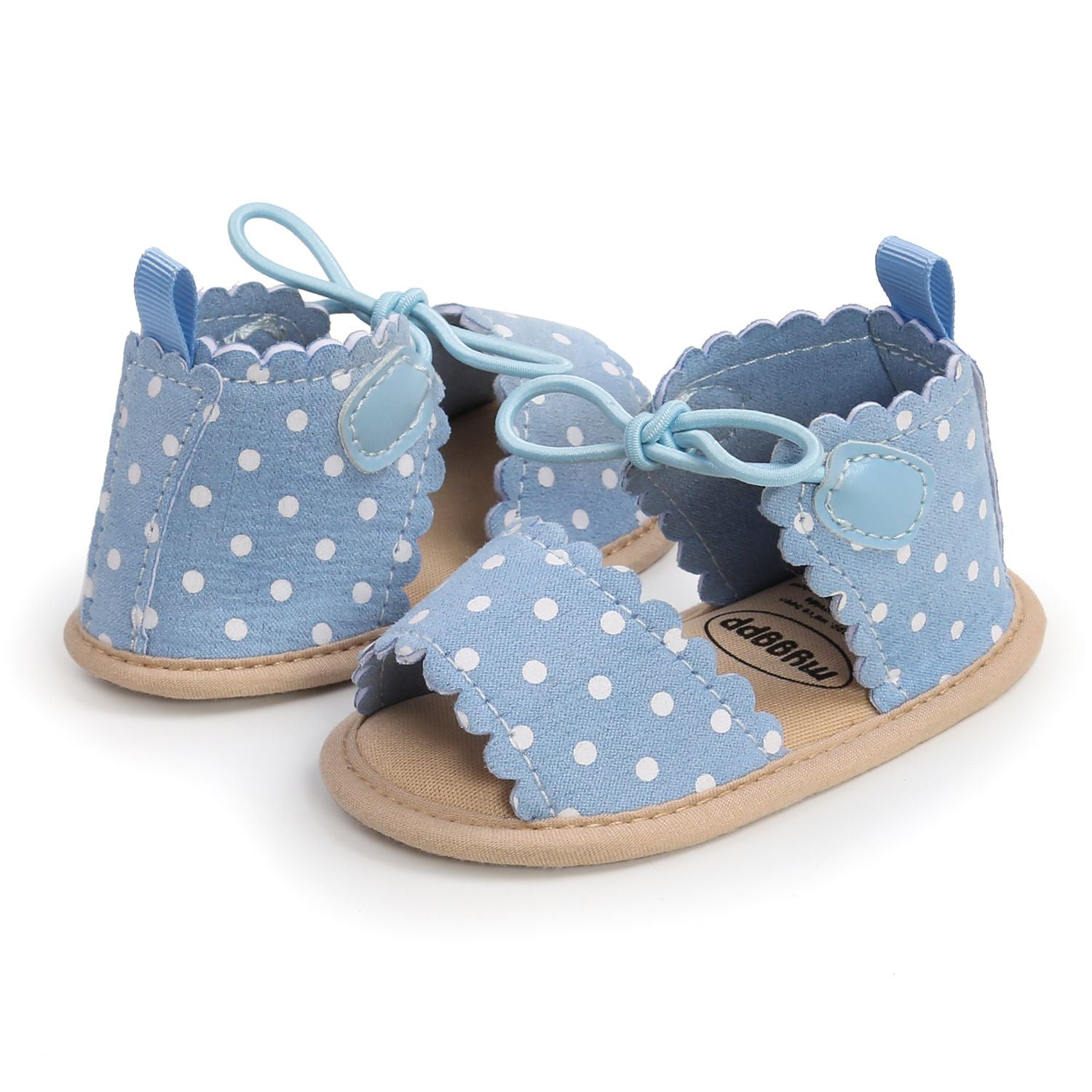 Casual Summer Dots On Light Blue Shoes 3 - Minitaq baby kids clothes dress