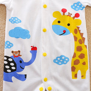 Cute Happy Animals Summer Romper 7 - Minitaq baby kids clothes dress