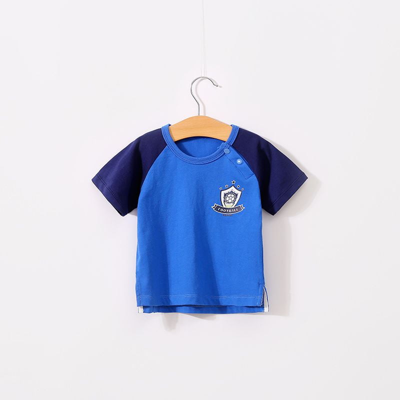 Football Sports Style Blue Shirt And Shorts 5 - Minitaq baby kids clothes dress