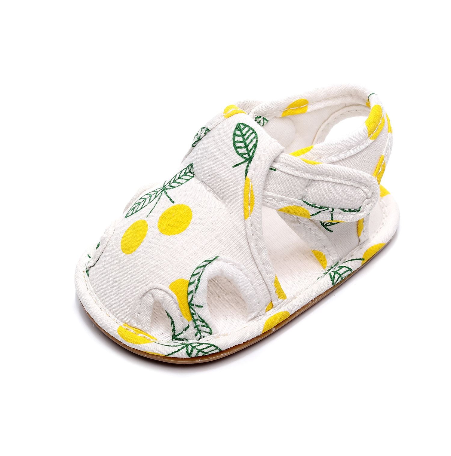 Yellow Cherry Cotton Summer Baby Shoes 3 - Minitaq baby kids clothes dress