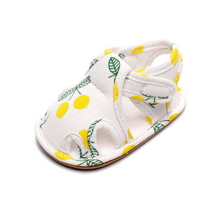 Yellow Cherry Cotton Summer Baby Shoes 3 - Minitaq baby kids clothes dress