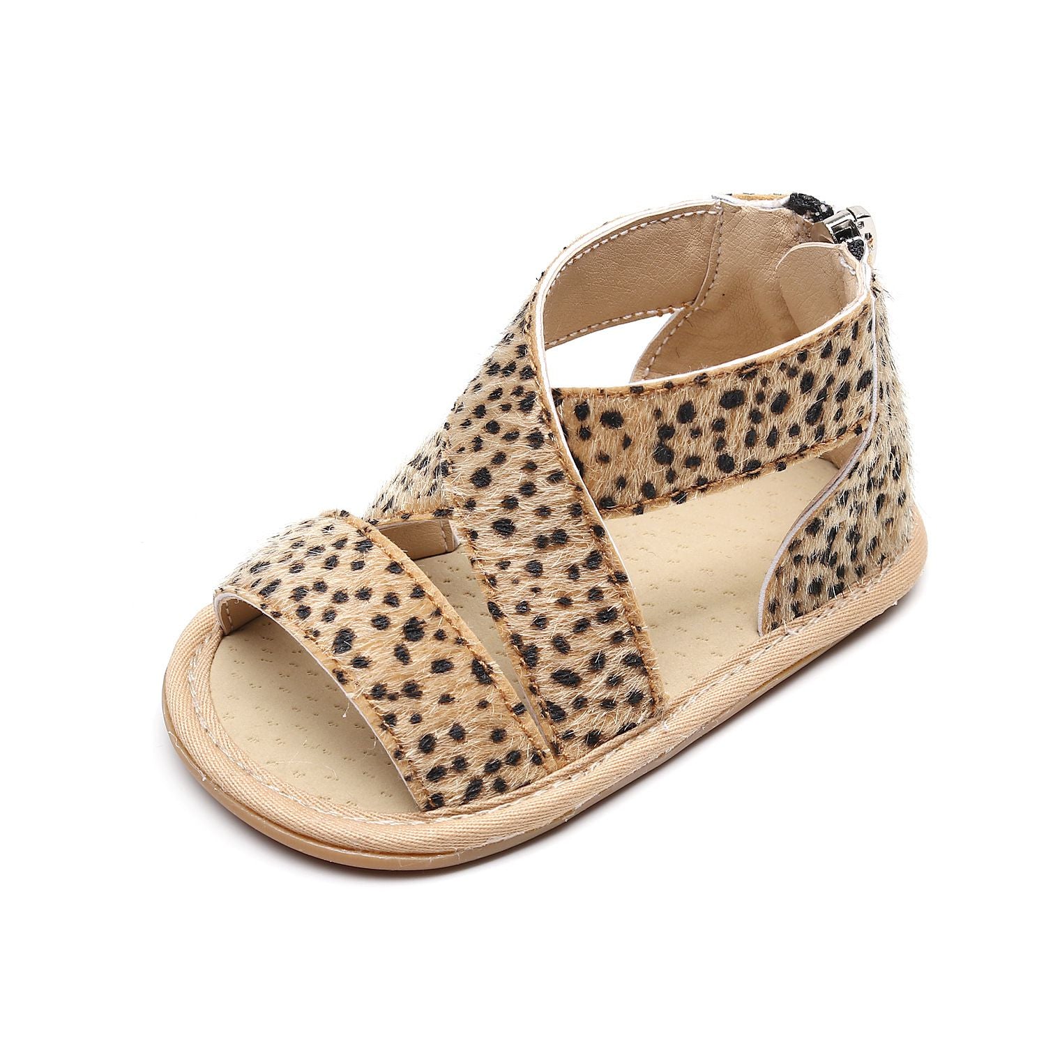 Brown Animalistic Design Baby Summer Sandals 3 - Minitaq baby kids clothes dress