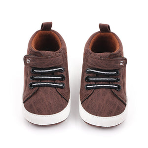 High Top Sneakers Brown Baby Shoes 3 - Minitaq baby kids clothes dress