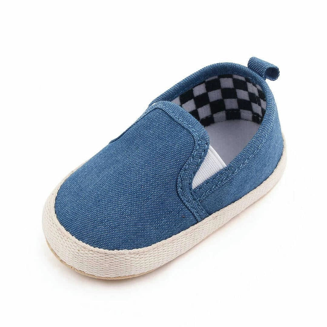 Blue Breathable Slip-On Baby Boat Style Shoes 2 - Minitaq baby kids clothes dress