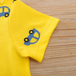 Colorful Cars Summer Baby Romper 4 - Minitaq baby kids clothes dress