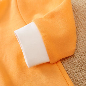 Fun Pocket Cat Orange Style With Bib 4 - Minitaq baby kids clothes dress