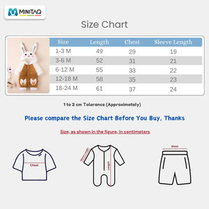 Charming Brown Bunny Hooded Baby Romper 34 - Minitaq baby kids clothes dress