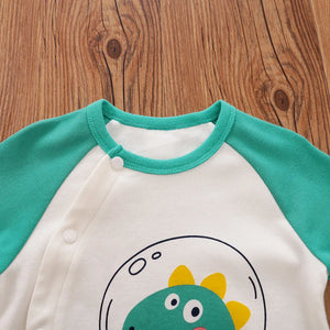 Happy Dino Casual Baby Romper 3 - Minitaq baby kids clothes dress