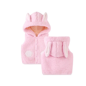 Cute Pink Sleeveless Baby Jacket 3 - Minitaq baby kids clothes dress