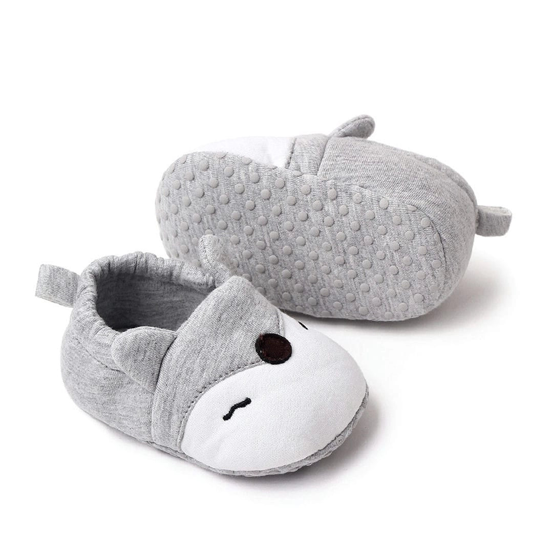 Cute and Comfy Animal Style Grey Baby Shoes 3 - Minitaq baby kids clothes dress