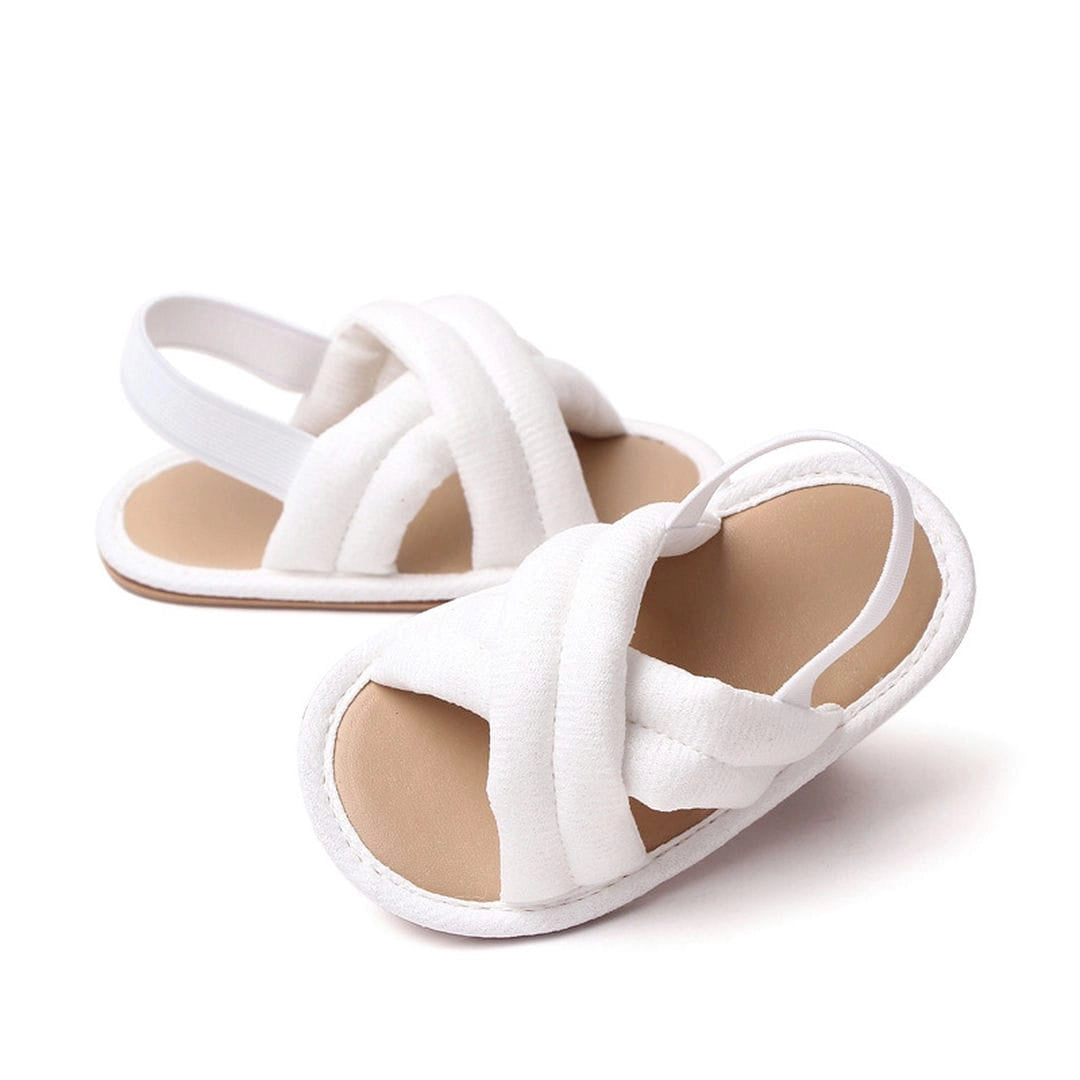 White Cross Roads Baby Sandals 3 - Minitaq baby kids clothes dress