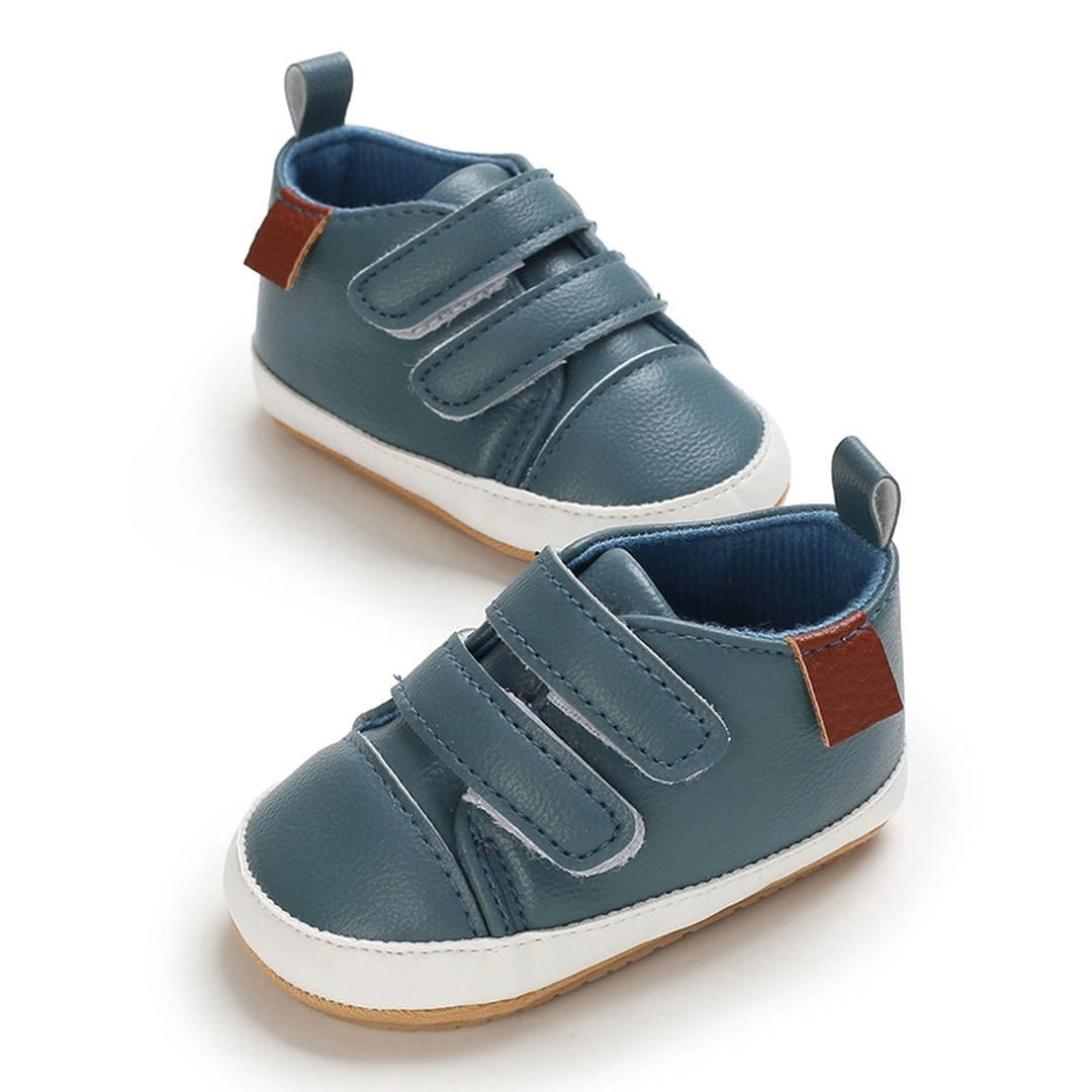 Trendy Double Valcro Strap leather Baby Shoes 3 - Minitaq baby kids clothes dress