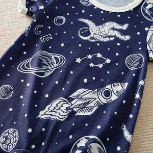 Space Zone Dark Blue Baby Romper 4 - Minitaq baby kids clothes dress