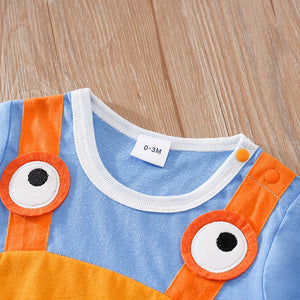 Happy Smart Crab Design Baby Cotton Romper 3 - Minitaq baby kids clothes dress