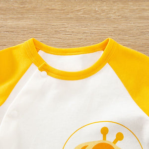 Sweet Yellow Cartoon Giraffe Baby Romper 6 - Minitaq baby kids clothes dress