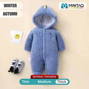 Blue Comfy Winter Baby Romper 13 - Minitaq baby kids clothes dress