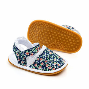 Stylish Floral Pattern Baby Girl Shoes 3 - Minitaq baby kids clothes dress