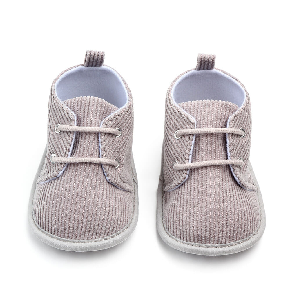 Gray Corduroy Casual Baby Shoes 3 - Minitaq baby kids clothes dress