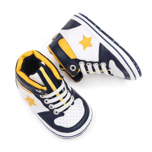 High Top Star Design Sneaker Baby Shoes 4 - Minitaq baby kids clothes dress