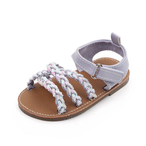 Summer White Braided Style Baby Sandals 4 - Minitaq baby kids clothes dress