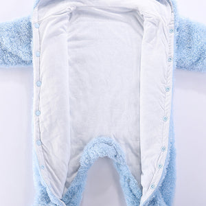 Light Blue Hooded Baby Romper 4 - Minitaq baby kids clothes dress