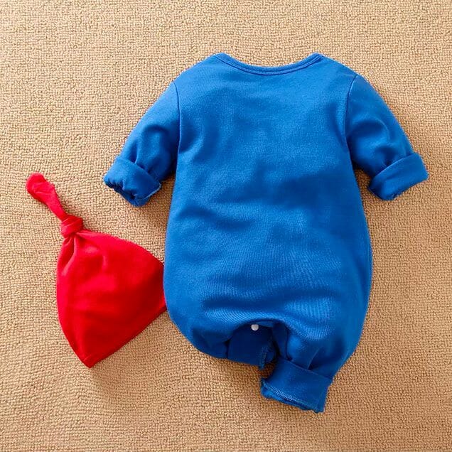 Happy Rainbow Blue Baby Romper 5 - Minitaq baby kids clothes dress