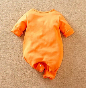 Naughty Monkey Orange Baby Romper 5 - Minitaq baby kids clothes dress