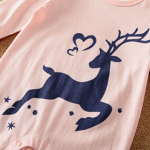 Light Pink Deer Baby Girl Romper 5 - Minitaq baby kids clothes dress