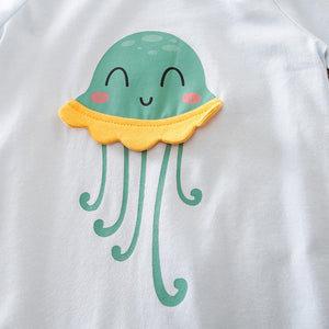 Cute Jelly Fish Baby Romper 5 - Minitaq baby kids clothes dress