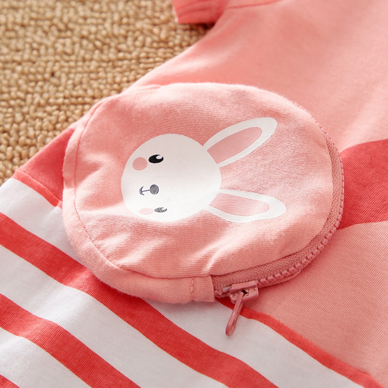 Rabbit Satchel Style Cotton Baby Romper 5 - Minitaq baby kids clothes dress