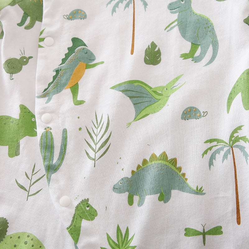 Dino Forest Casual Baby Romper 5 - Minitaq baby kids clothes dress