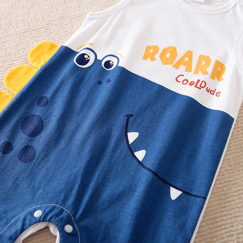 Roar Summer Sleeveless Baby Romper 5 - Minitaq baby kids clothes dress