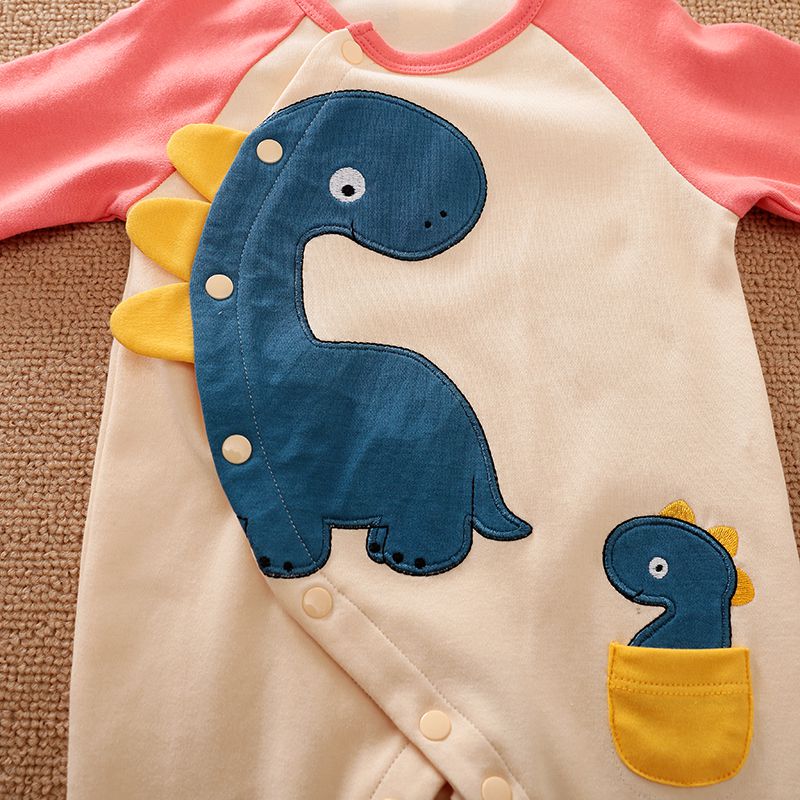 Pink Style Dino Family Baby Romper 4 - Minitaq baby kids clothes dress