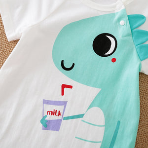 Milk N Dino Summer Half Sleeve Romper 5 - Minitaq baby kids clothes dress