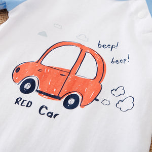 Car Beep Casual Baby Romper 4 - Minitaq baby kids clothes dress