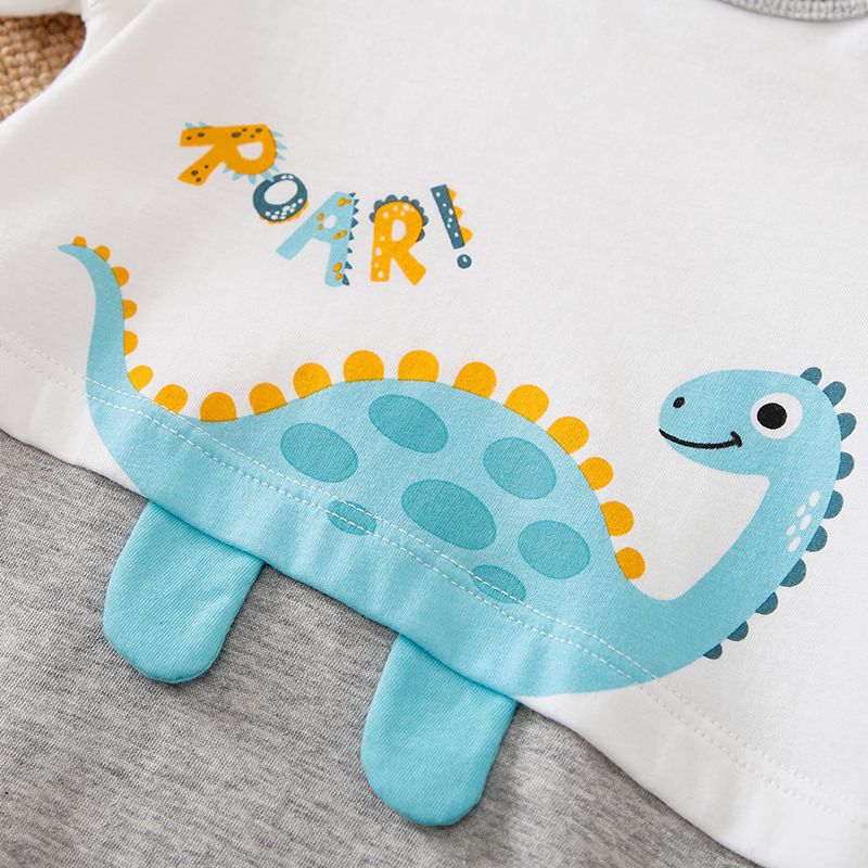 Dino Roar Summer Baby Romper 4 - Minitaq baby kids clothes dress