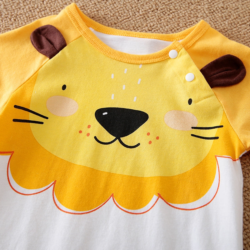 Stylish Cute Lion Baby Romper 5 - Minitaq baby kids clothes dress