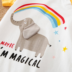 Magical Elephant Baby Cotton Romper 5 - Minitaq baby kids clothes dress