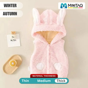 Cute Pink Sleeveless Baby Jacket 45 - Minitaq baby kids clothes dress