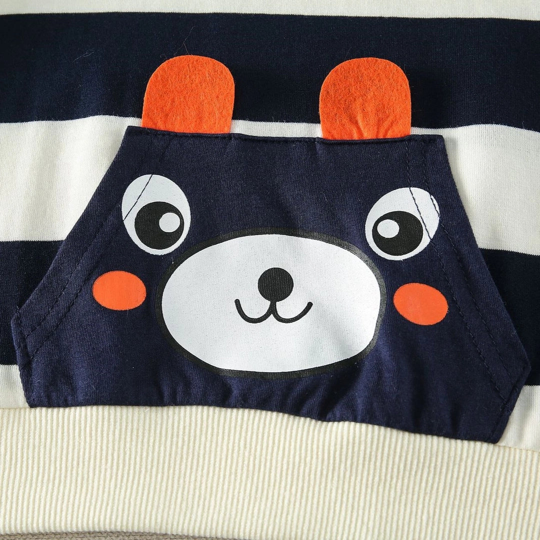 Cute Cartoon Design Shirt and Pant 2pcs Set - Minitaq baby kids clothes dress