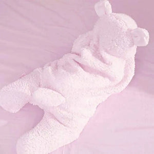 Comfy Pastel Pink Winter Baby Swaddle 4 - Minitaq baby kids clothes dress