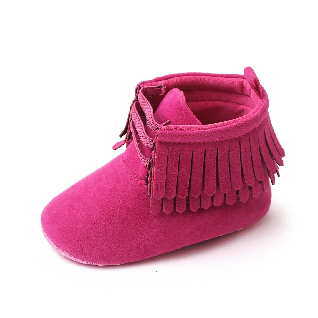 Trendy Shocking Pink High Ankle Baby Shoes 4 - Minitaq baby kids clothes dress